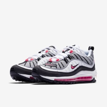 Nike Air Max 98 - Női Utcai Cipő - Fehér/Titán/Piros